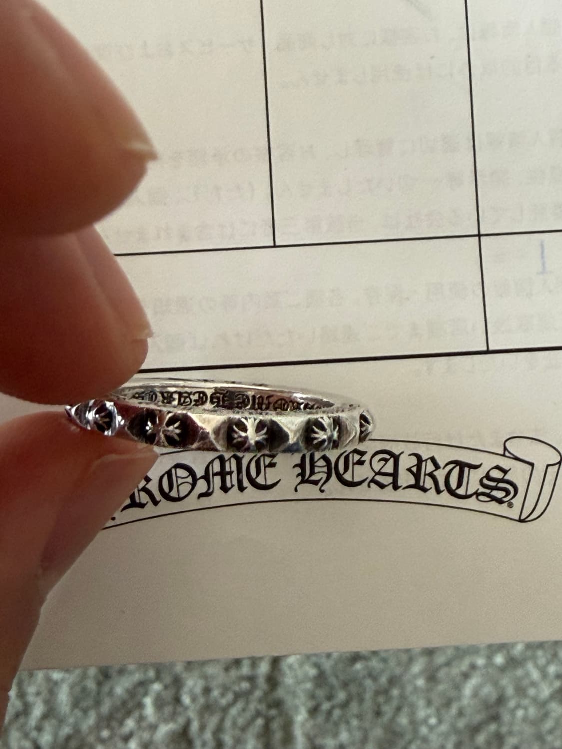 [US 7.5] 크롬하츠 TFP링 트루 퍼킹 펑크링 상품이미지2