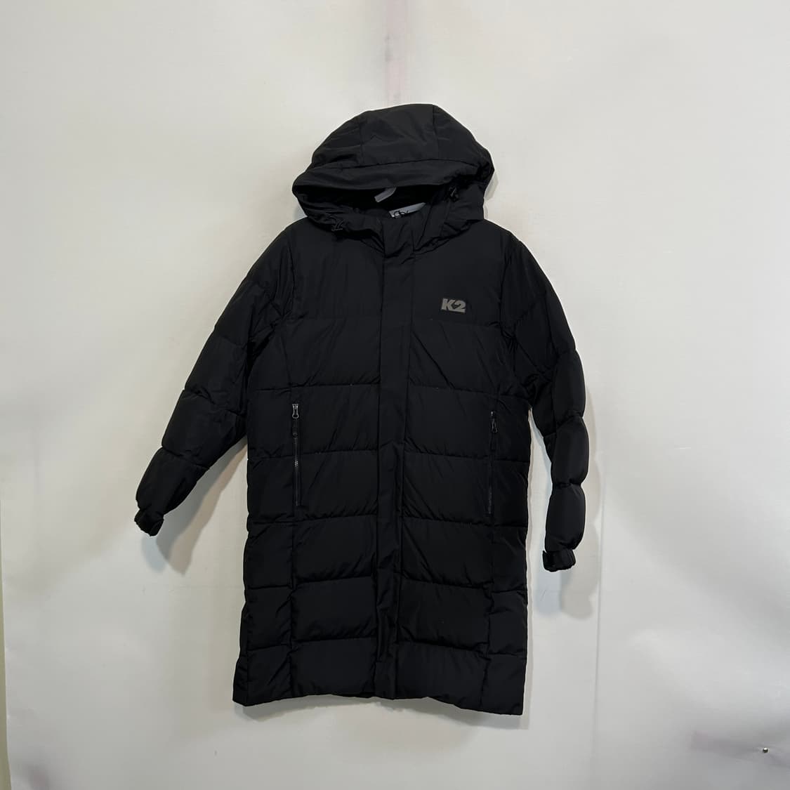 K2 키즈 구스다운 롱패딩 150 블랙  상품이미지1