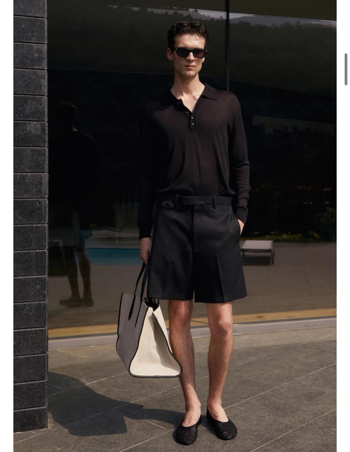 타일레 ECLAT VEIL SILK KNIT POLO TOP 니트 폴로 상품이미지2