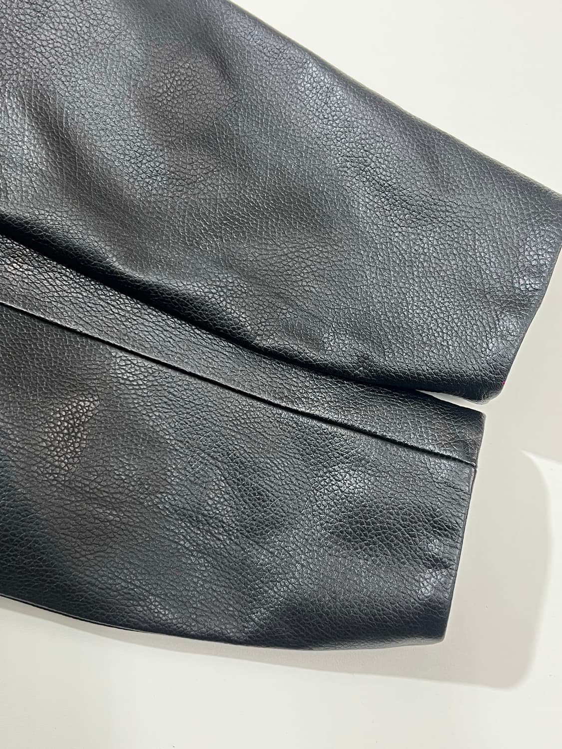 Helmut Lang Leather Sleeve Jacket 상품이미지7