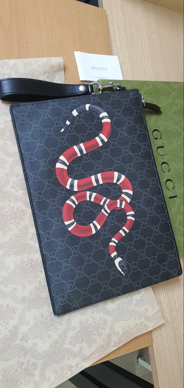 구찌 스네이크 클러치/클러치백 정품A급(감정O) 상품이미지2