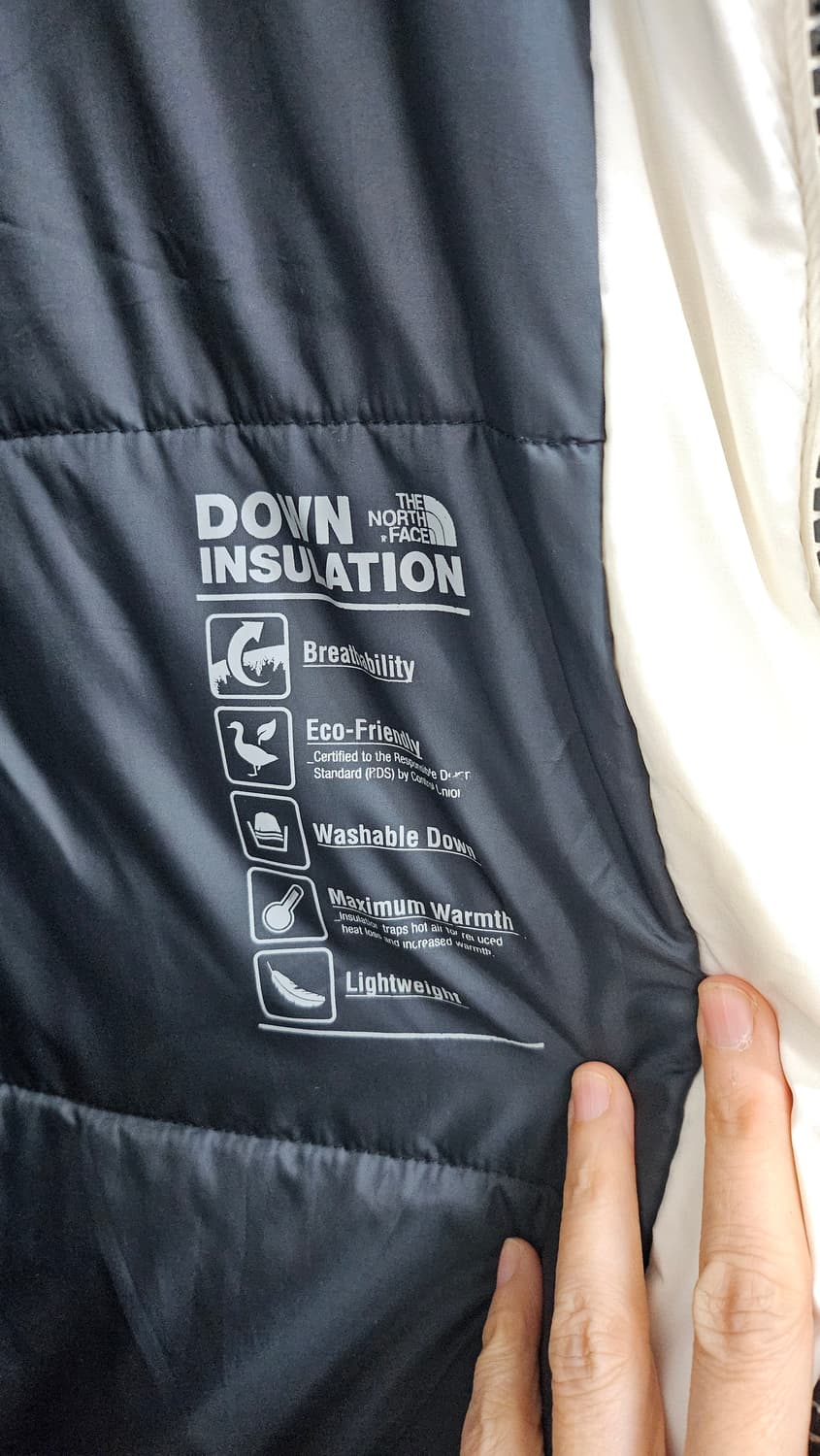 노스페이스 화이트 롱패딩 95 상품이미지8