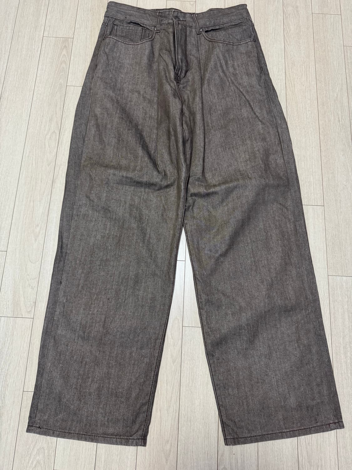 로카웨어 브라운 데님팬츠 상품이미지1