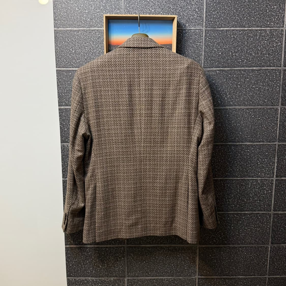 [50] 타미힐피거 X 라르디니 마이크로 하운드투스 울 자켓 상품이미지4