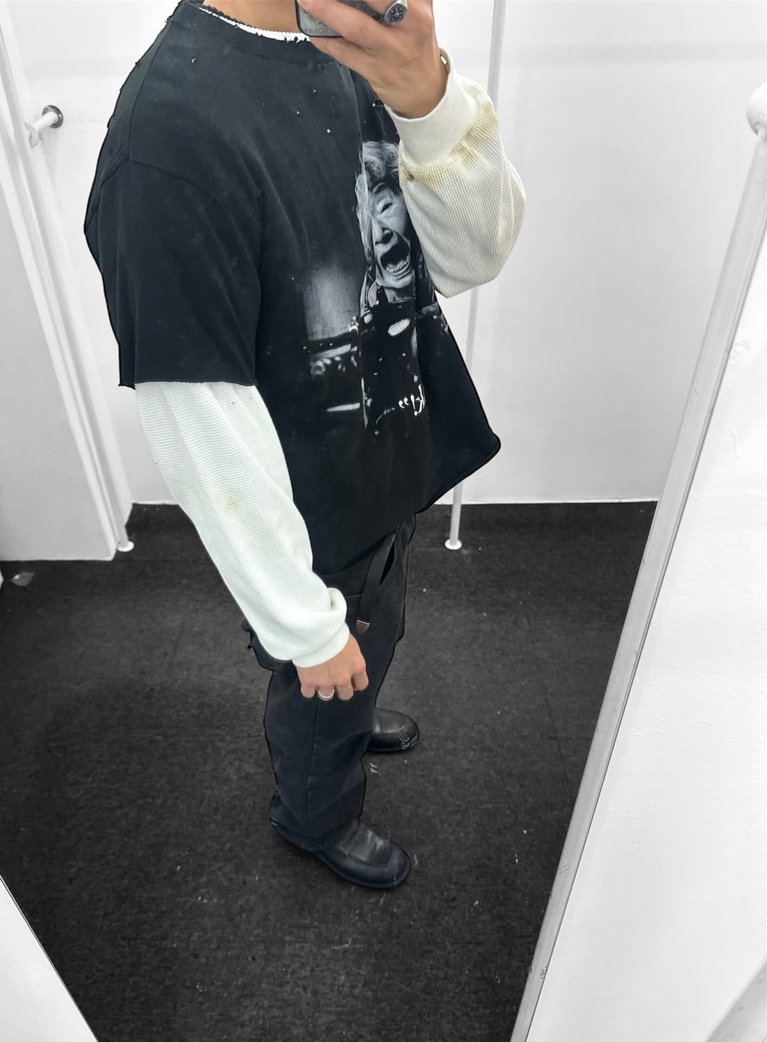 빈티지 와플 레이어드 긴팔(자체제작) 상품이미지10