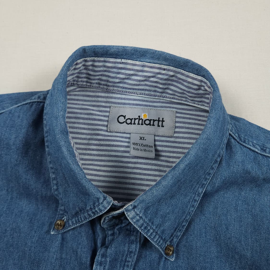 2XL(110) 칼하트 리워크 데님셔츠 상품이미지4
