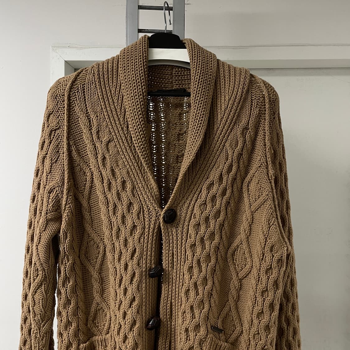 디스퀘어드2 숄카라 가디건 베이지 M  상품이미지2