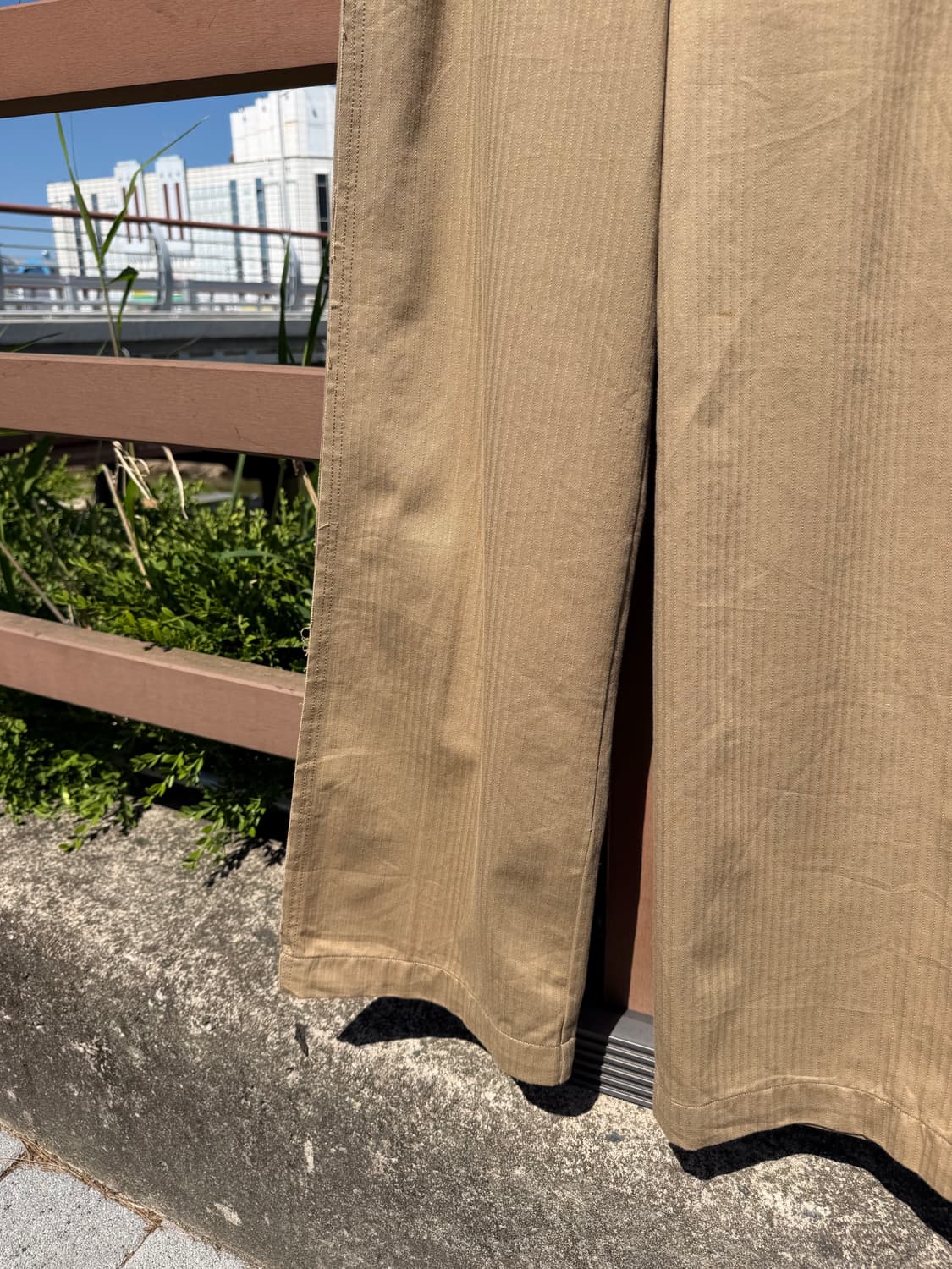 Hiromichi Nakano Herringbone WideLeg(30) 상품이미지4