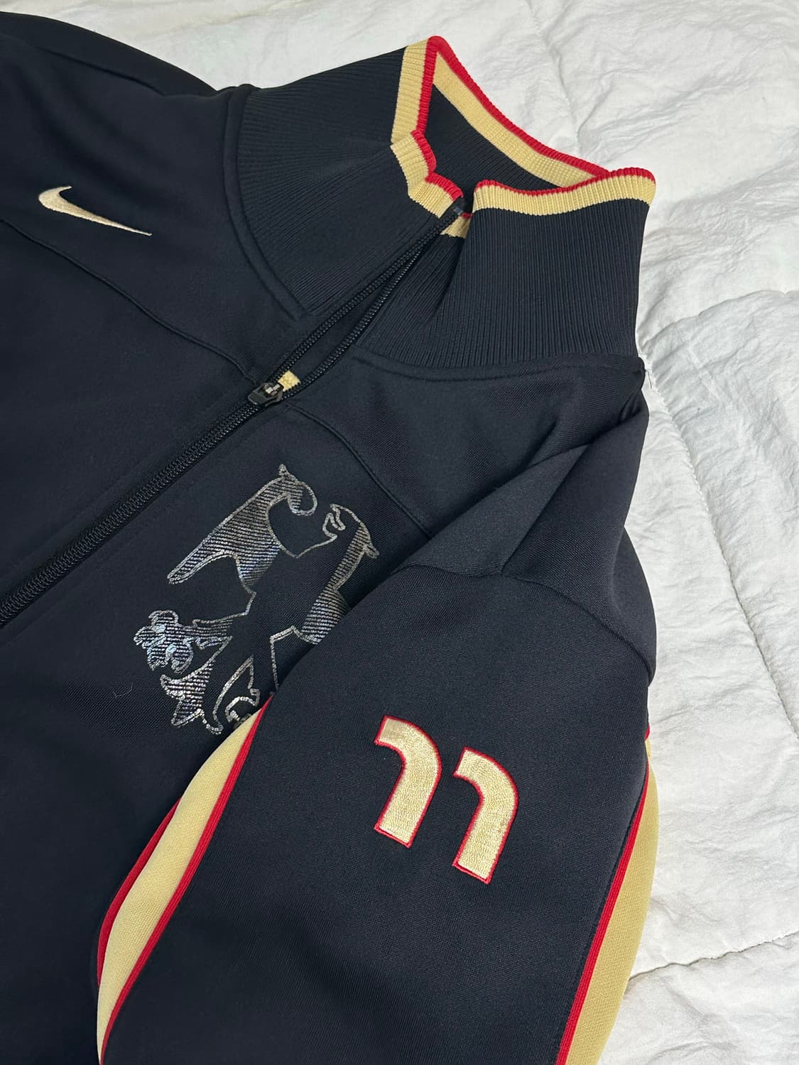 나이키 독일 국대 트랙탑 져지 라지 검금 상품이미지5