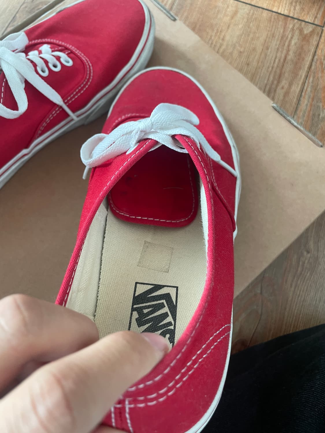 반스 어센틱 레드 275mm 상품이미지7