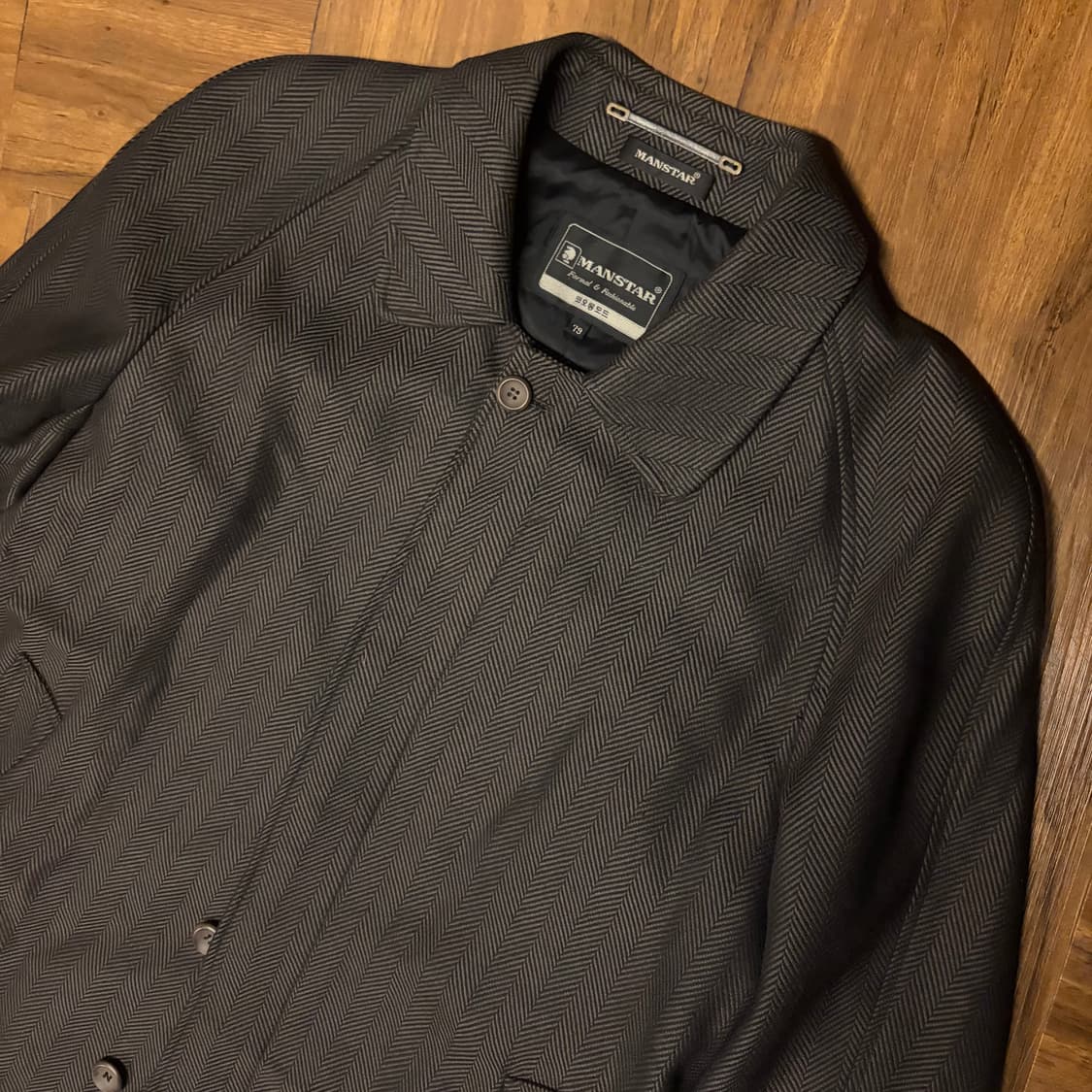 1989 MANSTAR PURE WOOL BALMACAAN COAT 상품이미지5