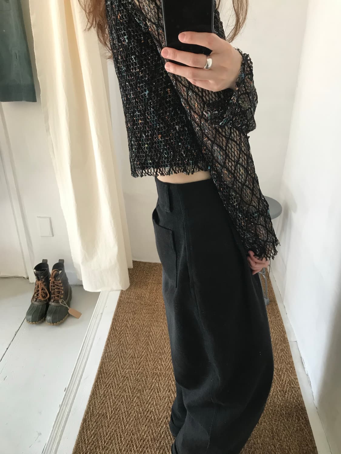 color mesh cardigan 상품이미지3