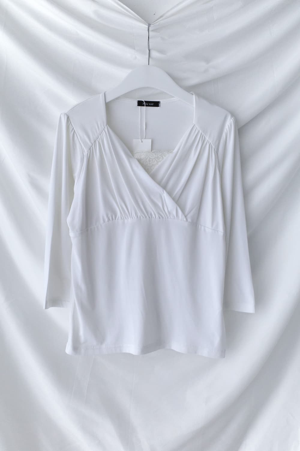 lace shirring T  상품이미지6