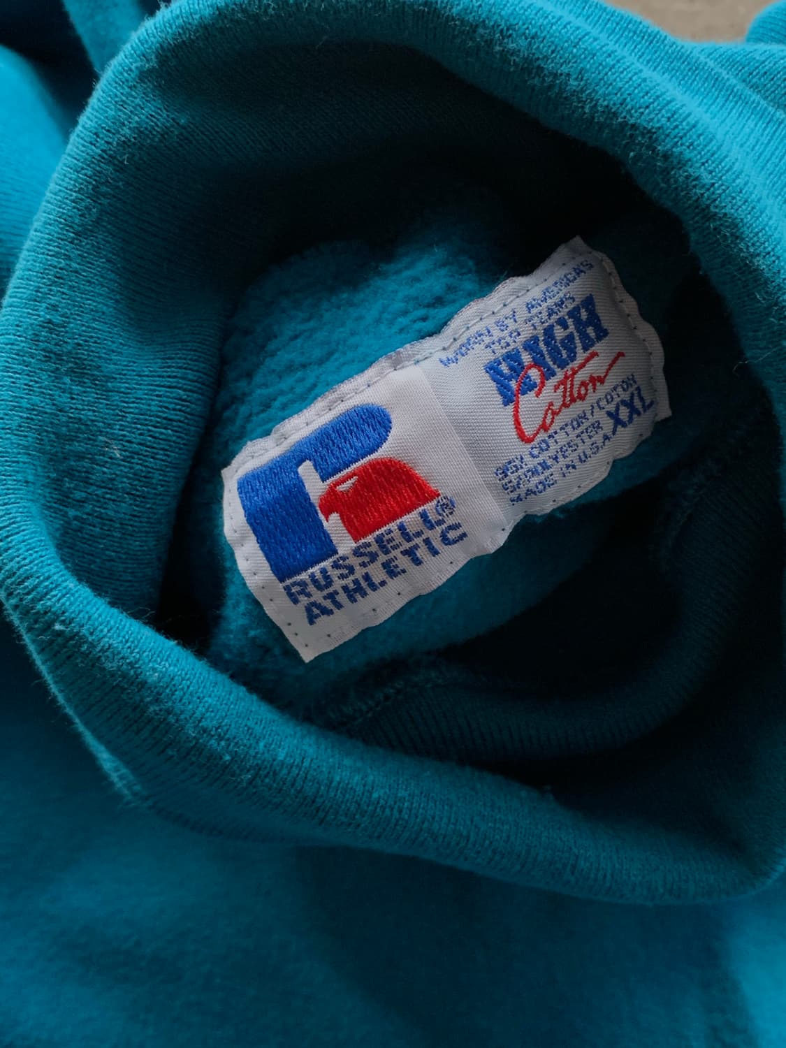 90s 러셀 애슬레틱 하이코튼 롤넥 스웻셔츠 상품이미지2