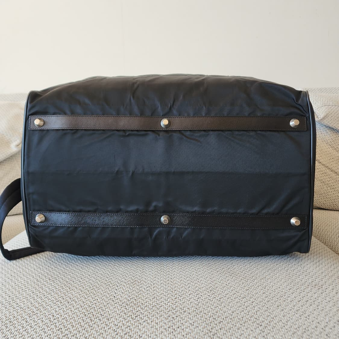 민트급 프라다 테스토 나일론 사피아노 레더 2WAY 보스턴백 여행가방 상품이미지8