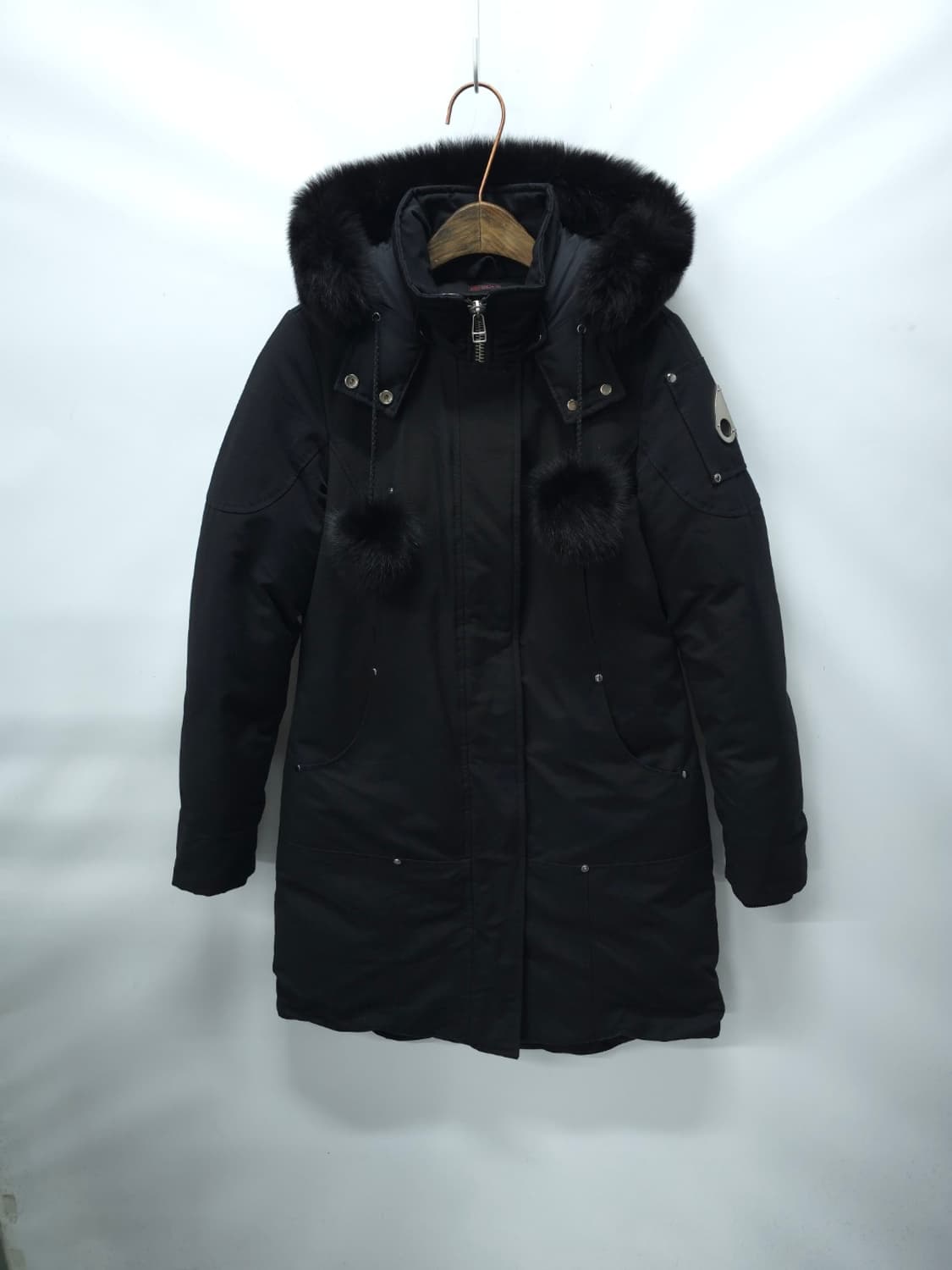 무스너클 스털링 블랙퍼 패딩 ( 여성 M/M ) 상품이미지1