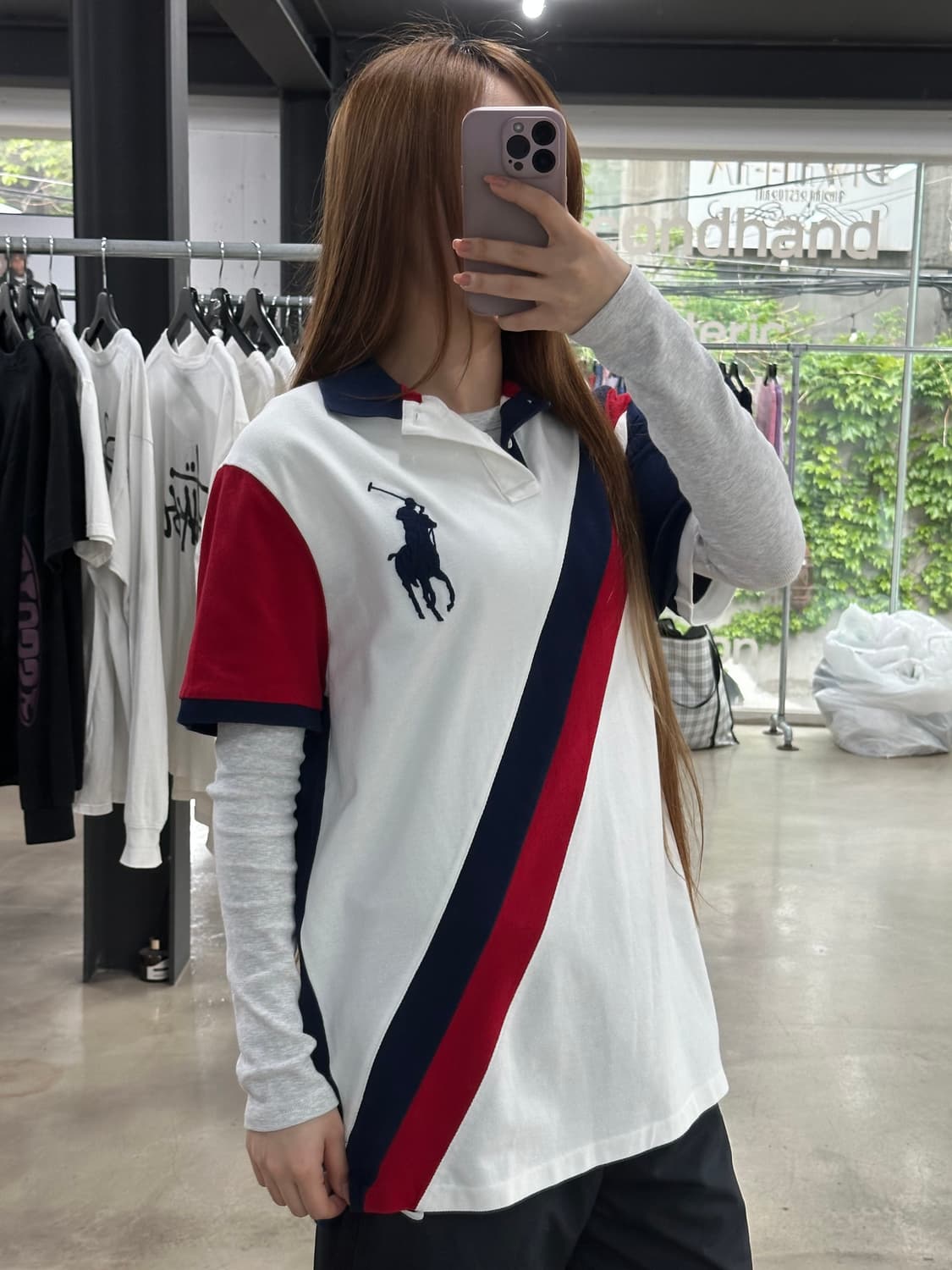 폴로랄프로렌 빅포니 백넘버링 링거 PK반팔티 멀티컬러 상품이미지4