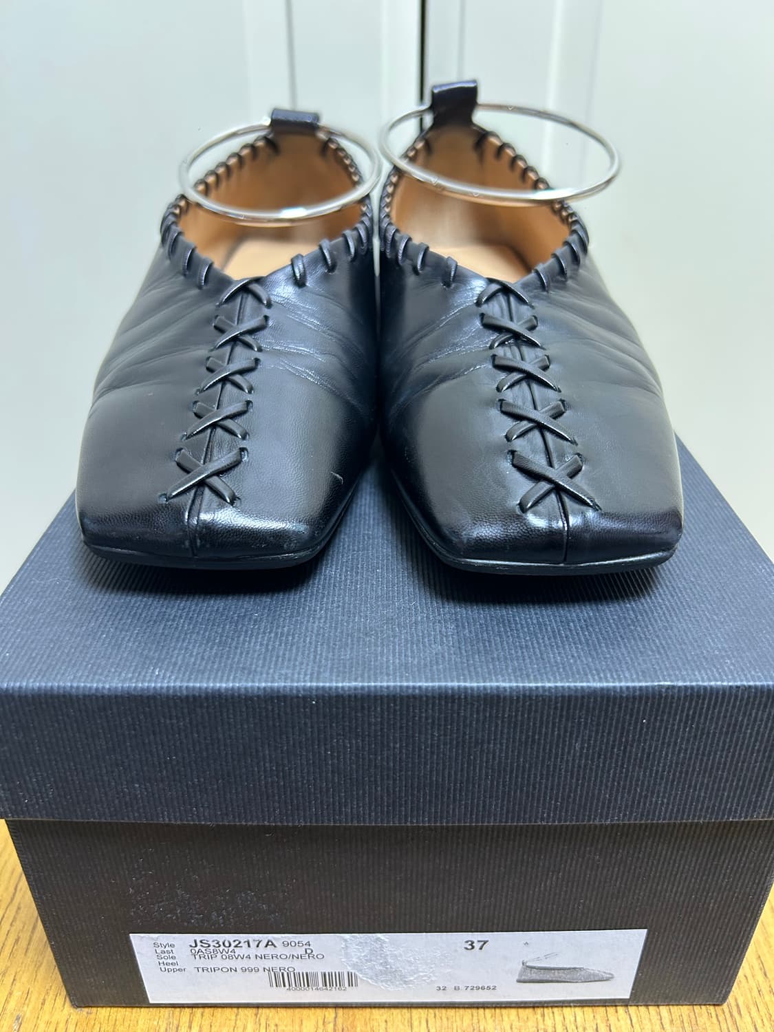 Jil sander 질샌더 앵클렛 발레리나 슈즈 37사이즈 상품이미지3