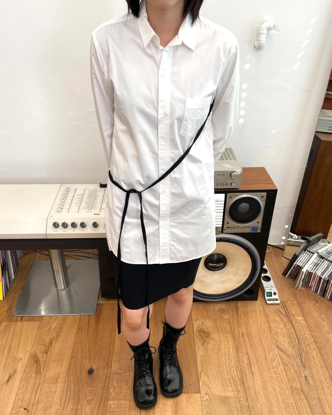 [S] sulvam 설밤 스트랩 셔츠 상품이미지2