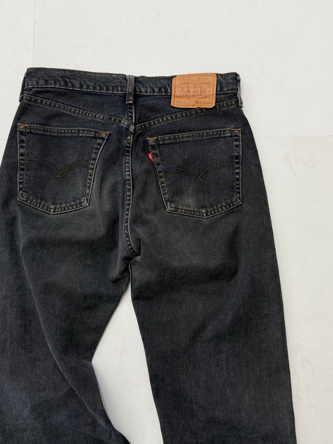 Levi’s  509-02 흑청 와이드 팬츠 상품이미지9