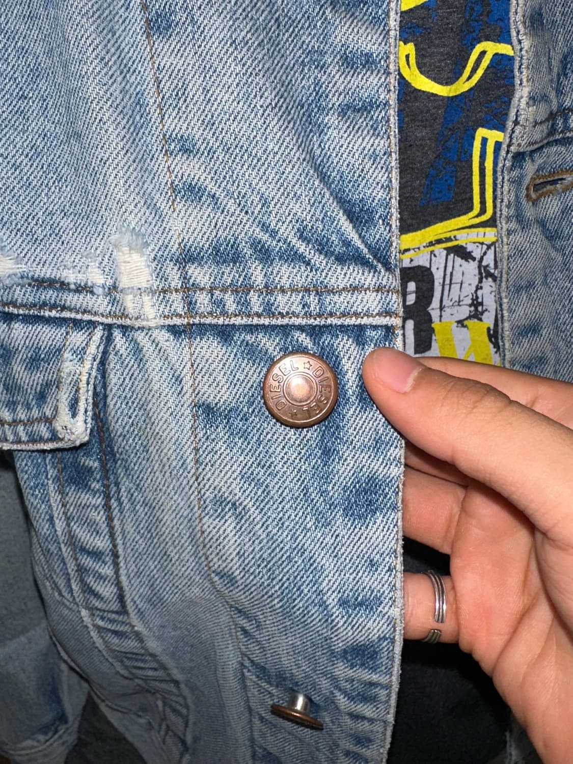 90-00’s Diesel 3-type denim jacket 상품이미지4