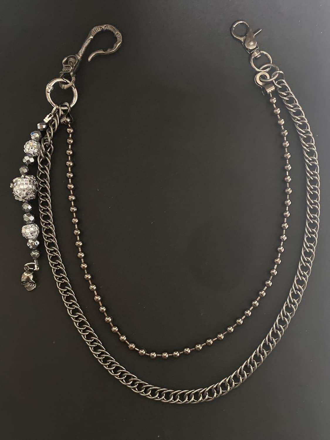 펑크 블럑  팬츠 체인 상품이미지2