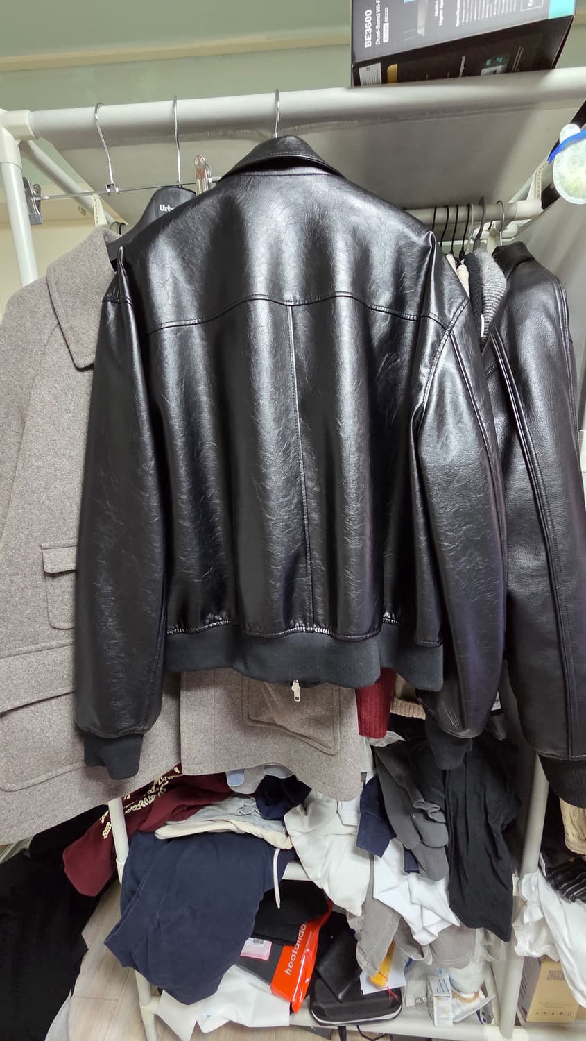 도프제이슨 레더 모나크 크롭 블루종 팝니다. 상품이미지2