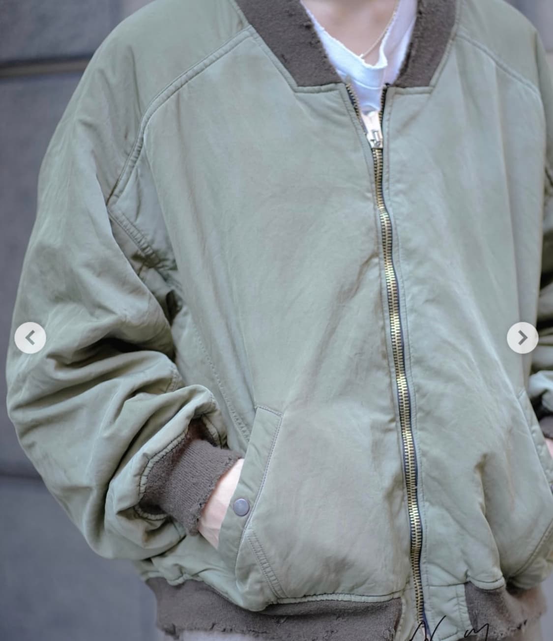 (2) 안셀름 ma-1 올리브 상품이미지8