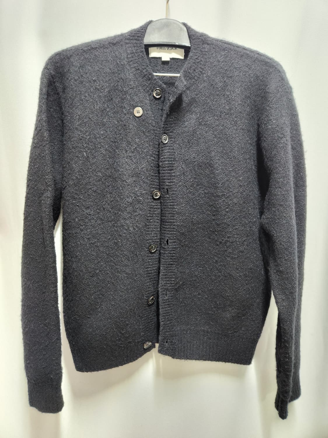 토니웩 알파카 가디건 블랙(XL)팝니다. 상품이미지2