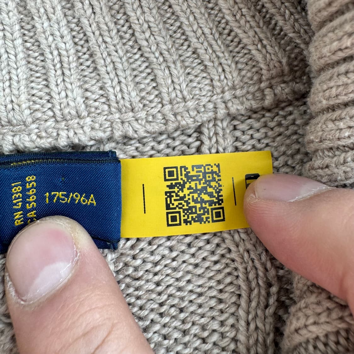 폴로 반집업 니트  상품이미지6