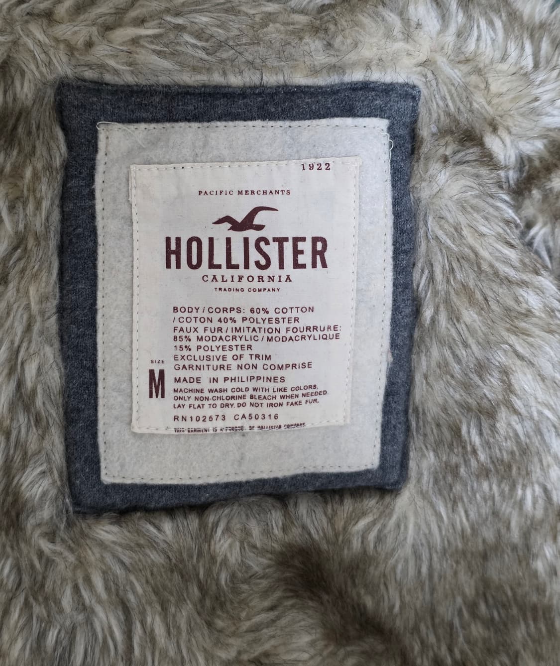 홀리스터 울프 죠 퍼 후드집업 상품이미지6