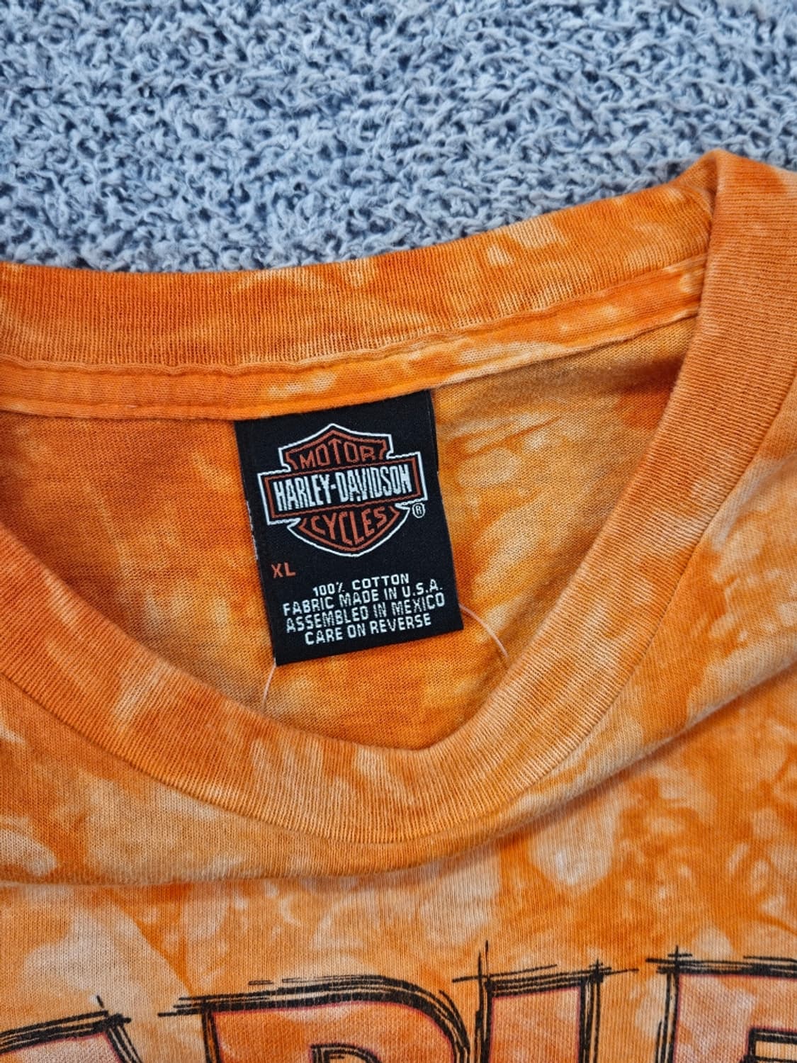 01's USA 할리데이비슨 반팔 티셔츠 다잉커스텀 (XL)/ 11925 상품이미지7