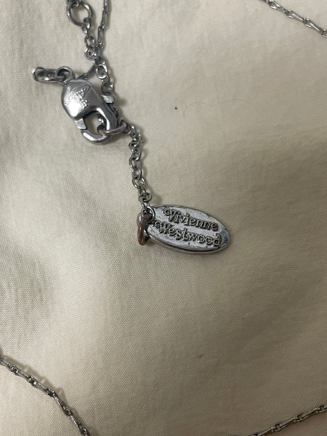 비비안웨스트우드 실버 목걸이 상품이미지4