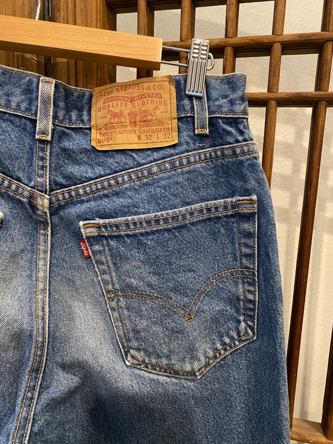 00S 리바이스 505 USA 데님 팬츠 31“ 상품이미지7