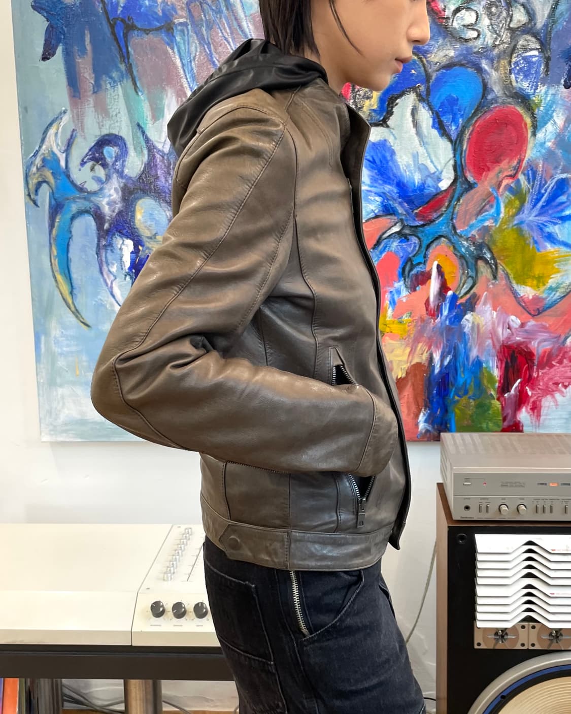 [95] 솔리드옴므 레더 자켓 상품이미지2