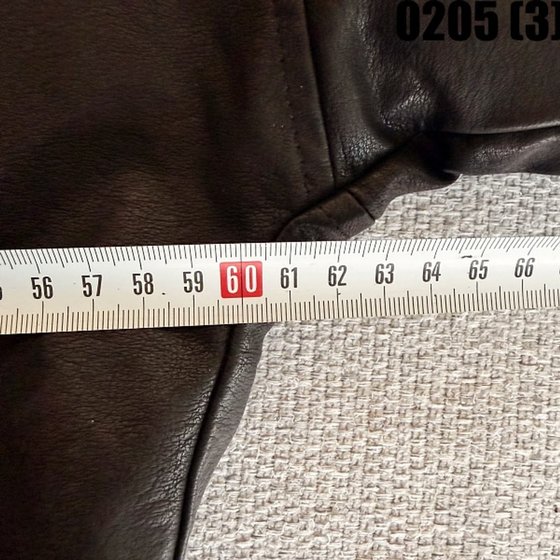 [실측확인] 빈티지 여성 크롭 인조 가죽 자켓 0205(3) 상품이미지5