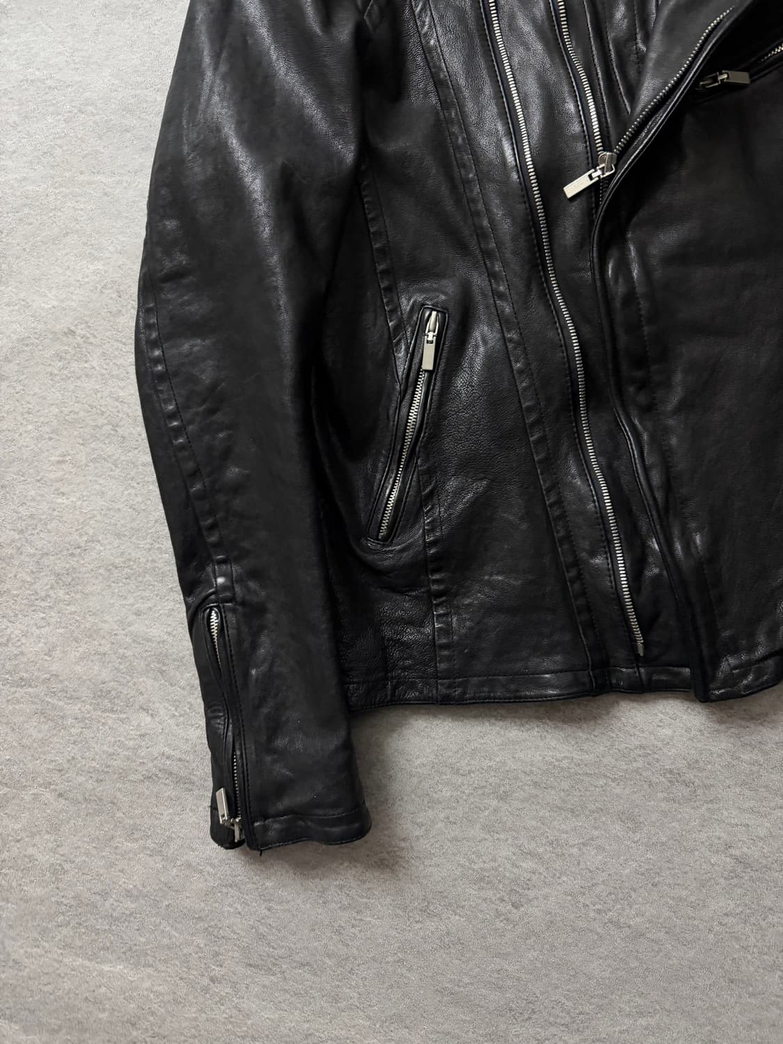 Vinage leather jacket 상품이미지5