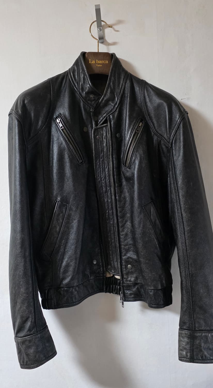 엘무드 스모커 카우하이드 리얼 레더자켓 46 상품이미지1