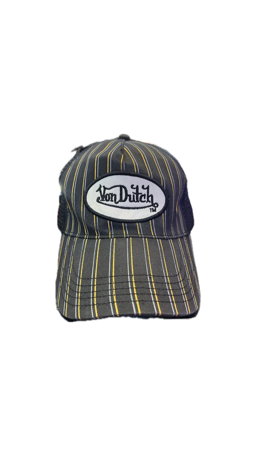본 더치 스트라이프 로고 볼캡 상품이미지1