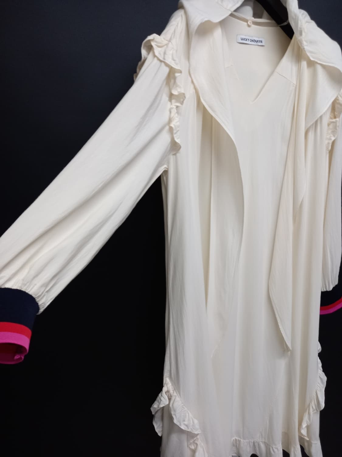 럭키슈에뜨 춘하추 후드 맥시 롱 원피스 66.77 상품이미지6