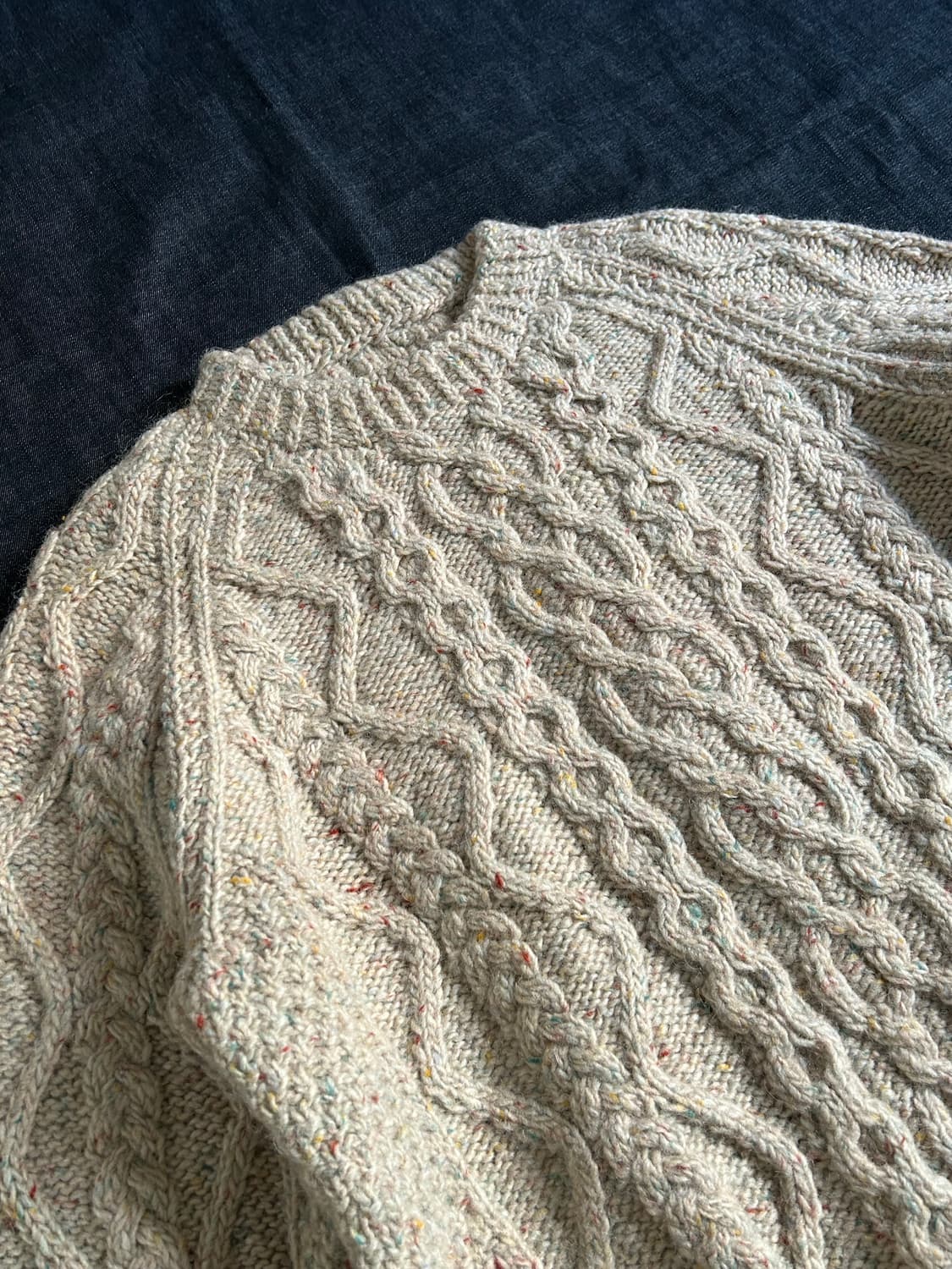 빈티지 도네갈 트위드 피셔맨 스웨터 상품이미지2