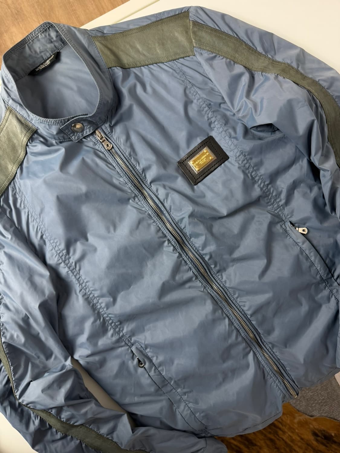 돌체앤가바나 레더 트림 나일론 자켓  상품이미지1