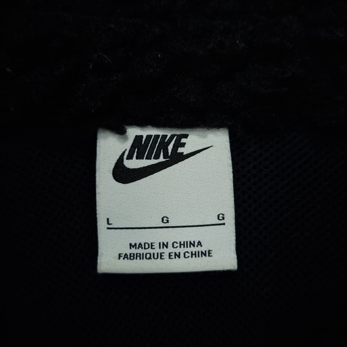 [나이키] 더블 스우시 오버사이즈 쉐르파 후리스 자켓 블랙 M18866 상품이미지7