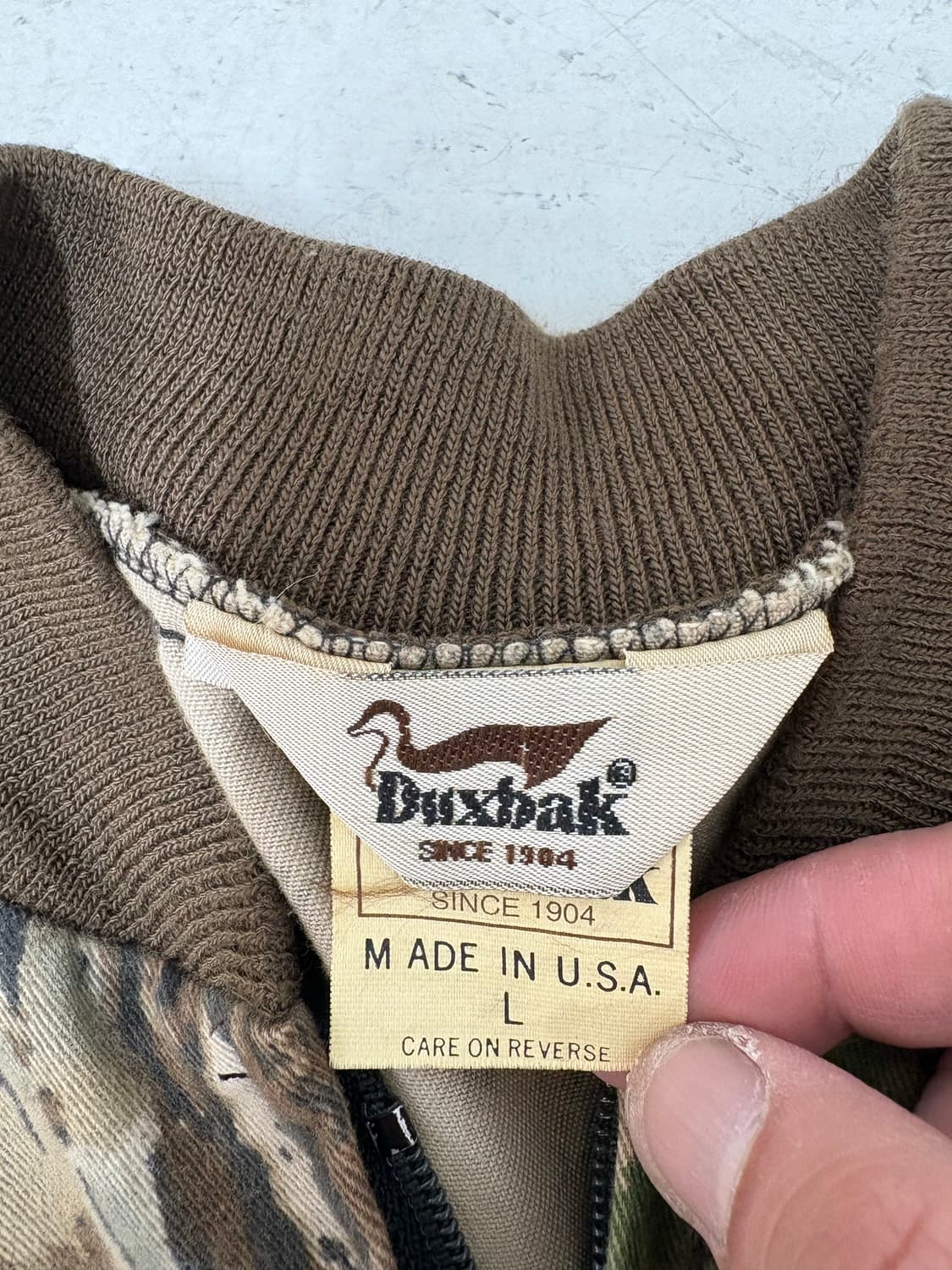 90‘s USA Duxbak Real tree camo  Jacket.  상품이미지5