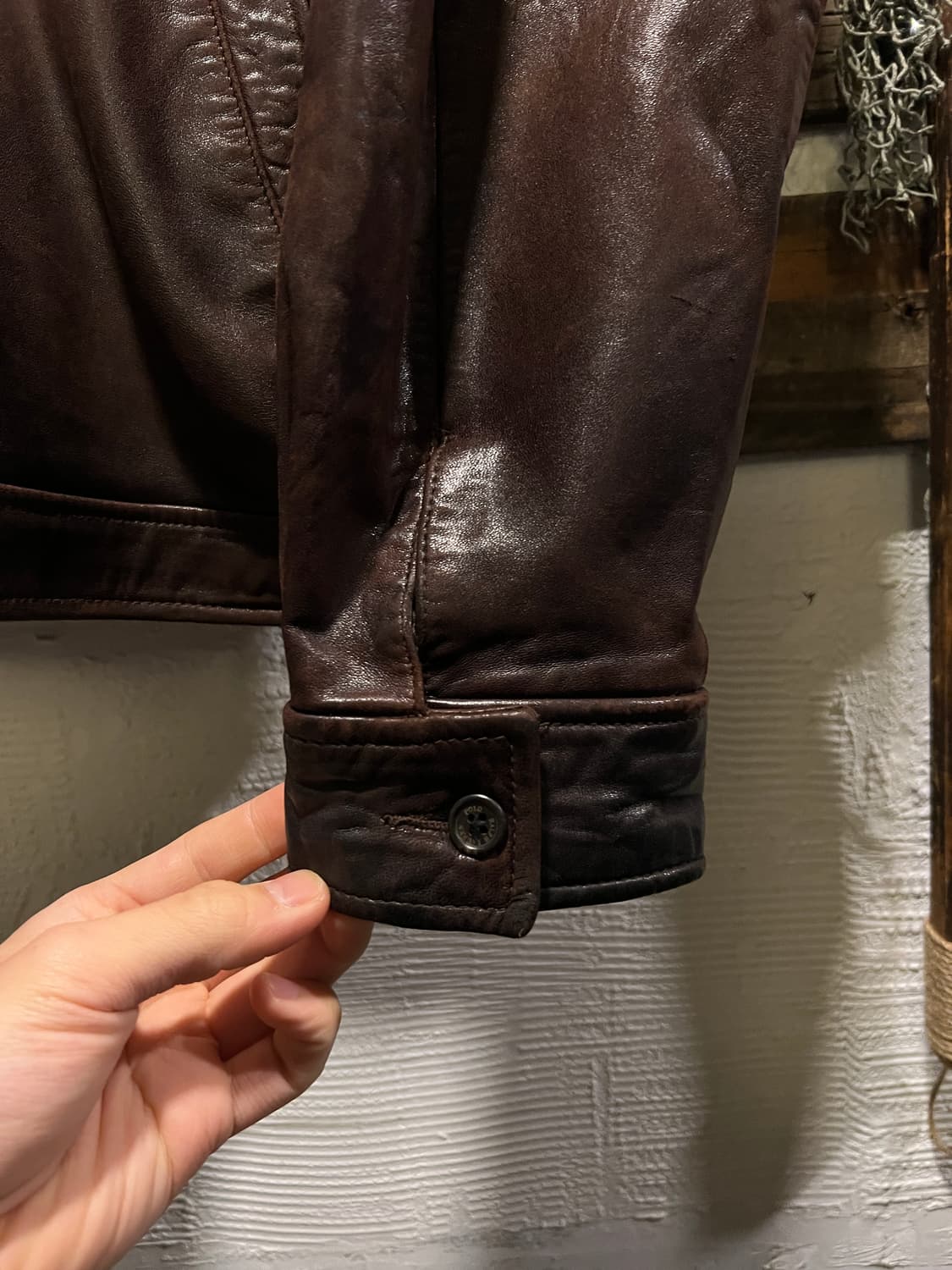 [XL]폴로 랄프로렌 맥스웰 램스킨 레더 자켓 상품이미지6