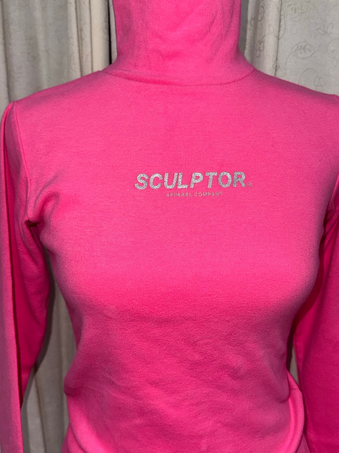 SCULPTOR hot pink turtleneck  상품이미지1