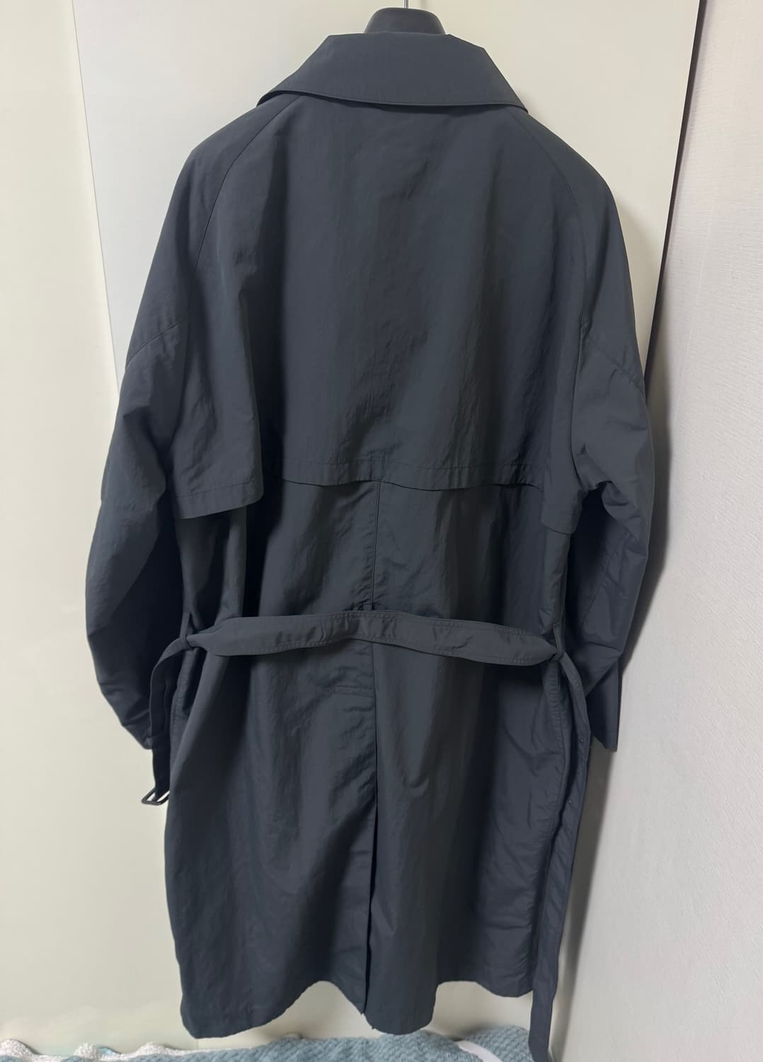 [XL]유니클로U 트렌치 코트  다크그레이 상품이미지3