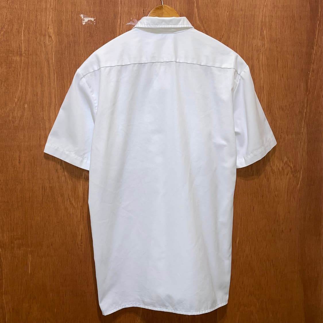 (M) Dickies 디키즈 반팔 워크 셔츠 화이트 상품이미지2