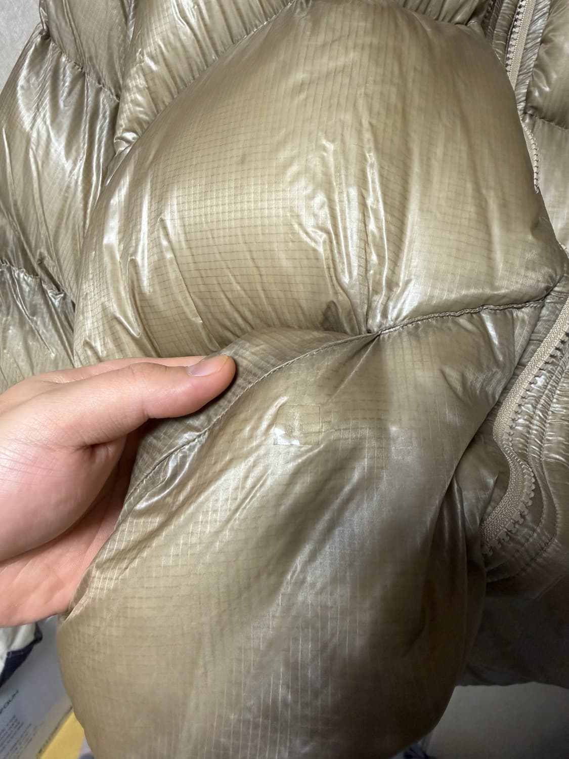 록키마운틴 NS 다운 베이지 색상 44사이즈입니다.  상품이미지5