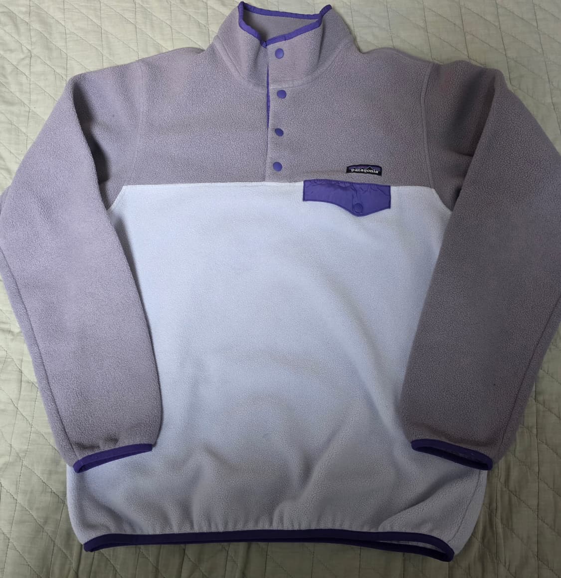 [W/L] 빈티지 파타고니아 신칠라 플리스 스냅 풀오버 퍼플 상품이미지1
